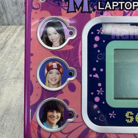 Rare Lexibook Disney Hannah Montana Bilingual Educational Laptop Toy Tested - Picture 3 of 10